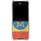 Ethiopia Flag Distressed Galaxy Z Flip5 5G Clear Case